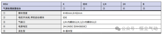 恒立氣動明星產品—MSU系列氣源處理